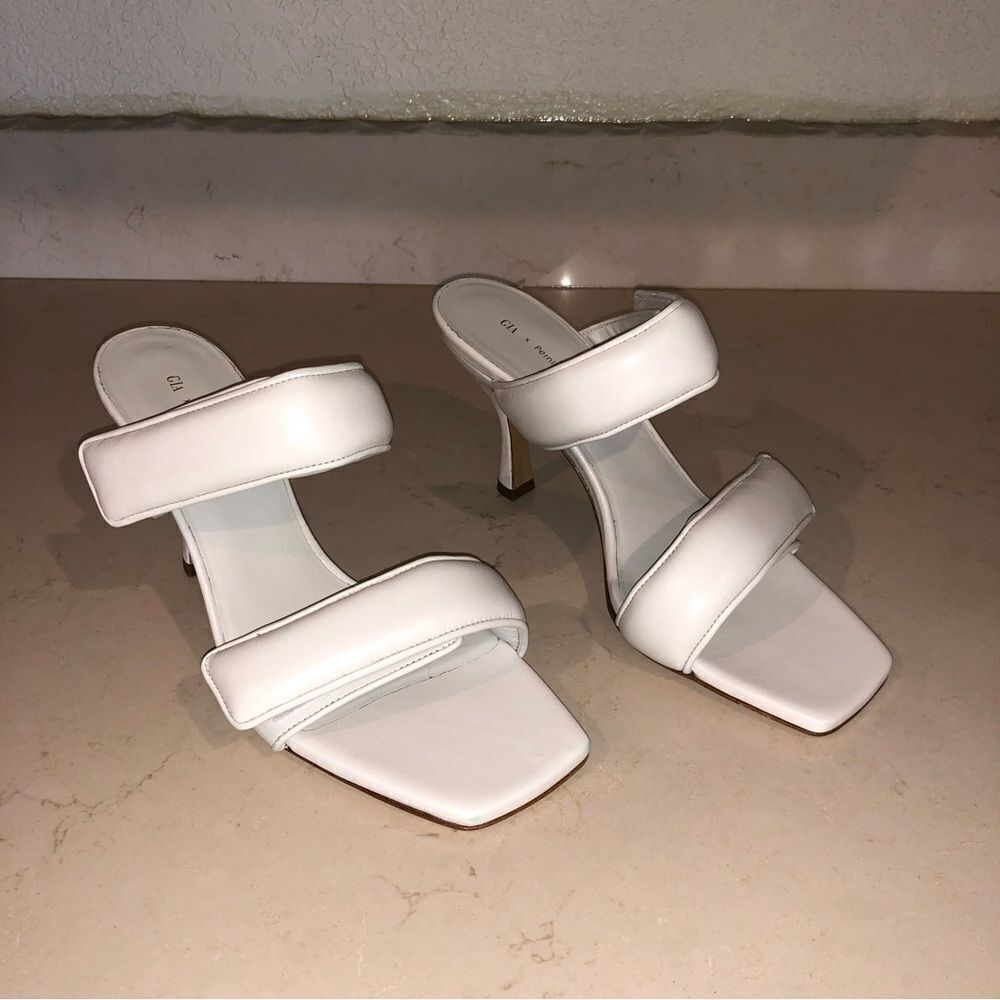 Gia x Pernille Teisbaek 2 Band Puffy Slide high heel Sandal - Picture 5 of 11